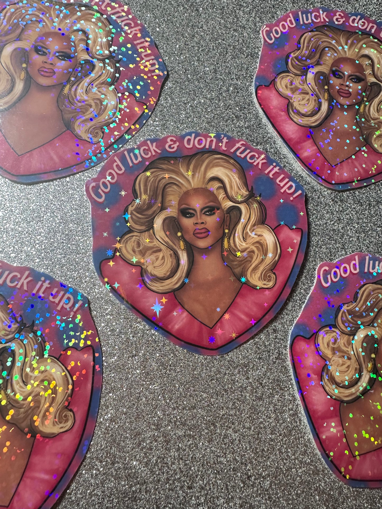 Holographic Rupaul STICKER