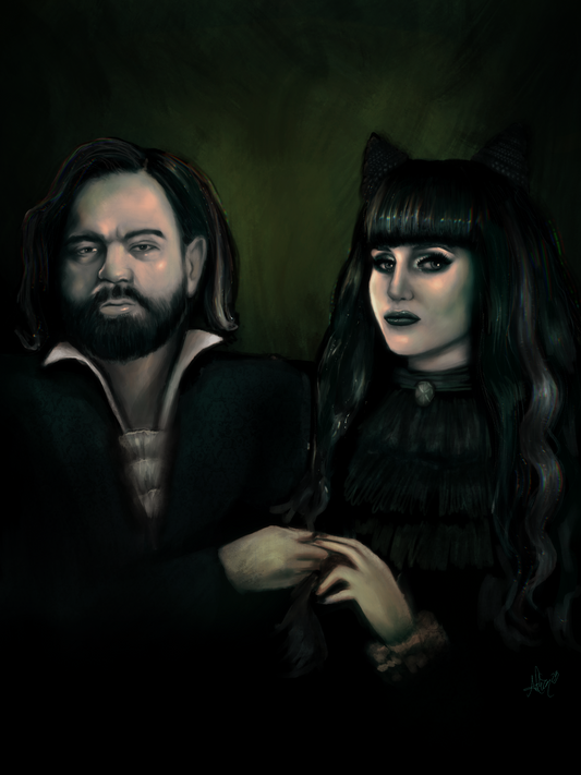 Nadja and Laszlo ART PRINT