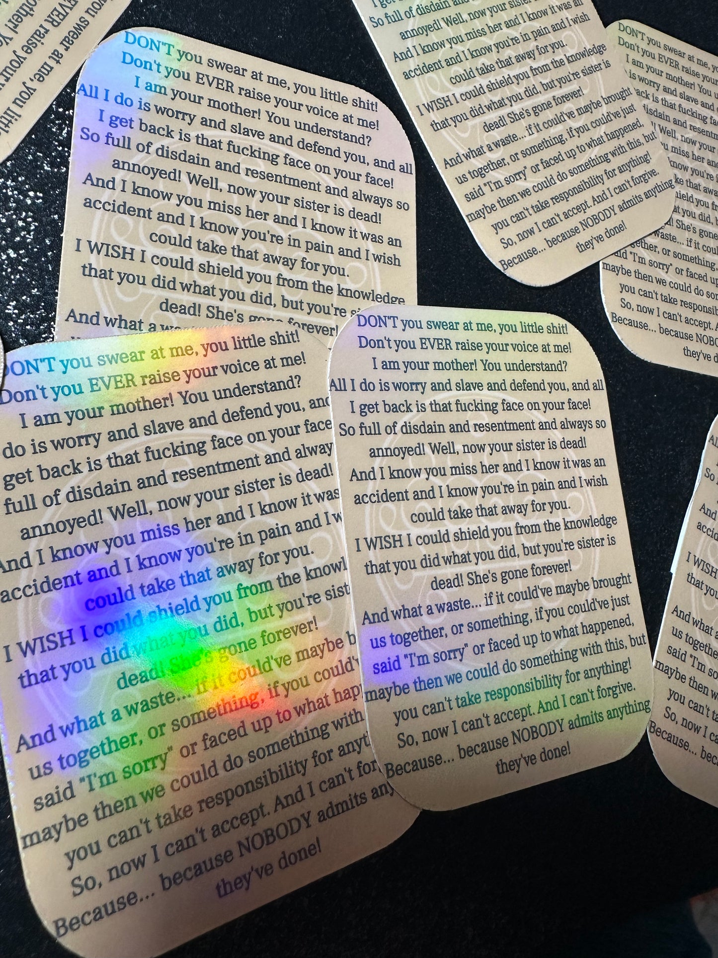 Holographic Hereditary Monologue STICKER