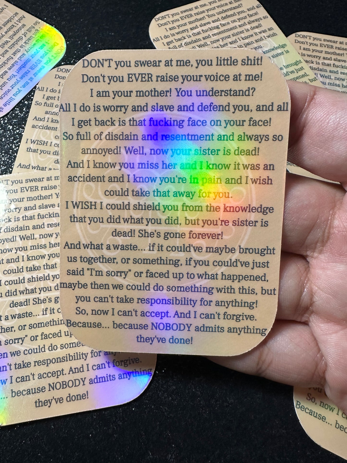 Holographic Hereditary Monologue STICKER