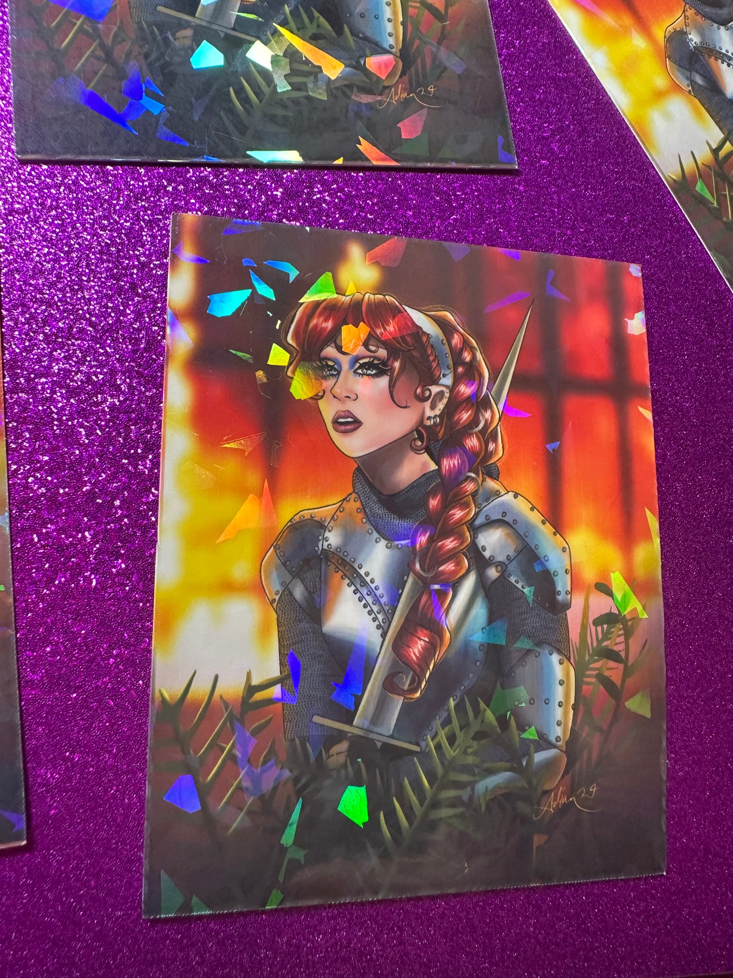 Holographic Roan of Arc STICKER