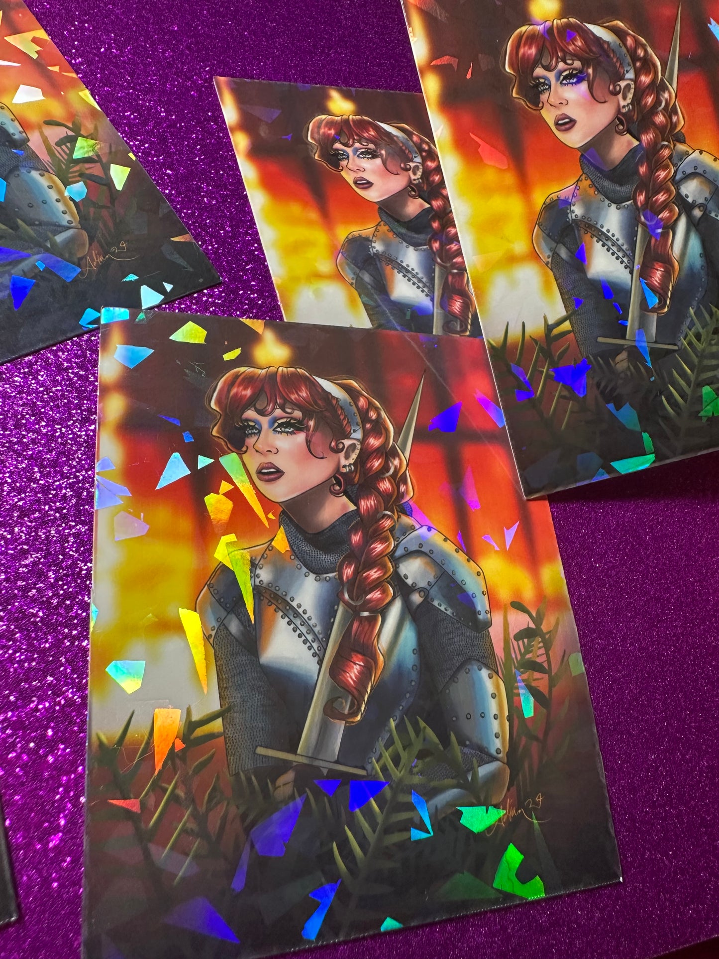 Holographic Roan of Arc STICKER