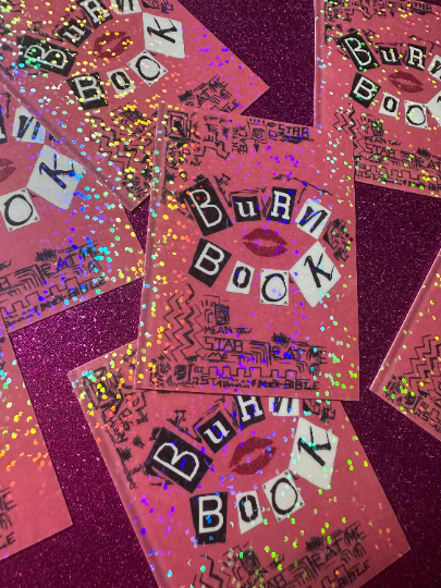 Holographic Burn Book STICKER