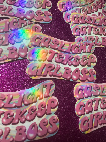 holographic GGG STICKER