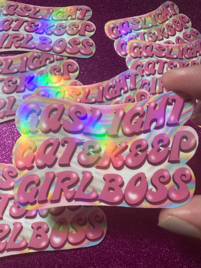 holographic GGG STICKER