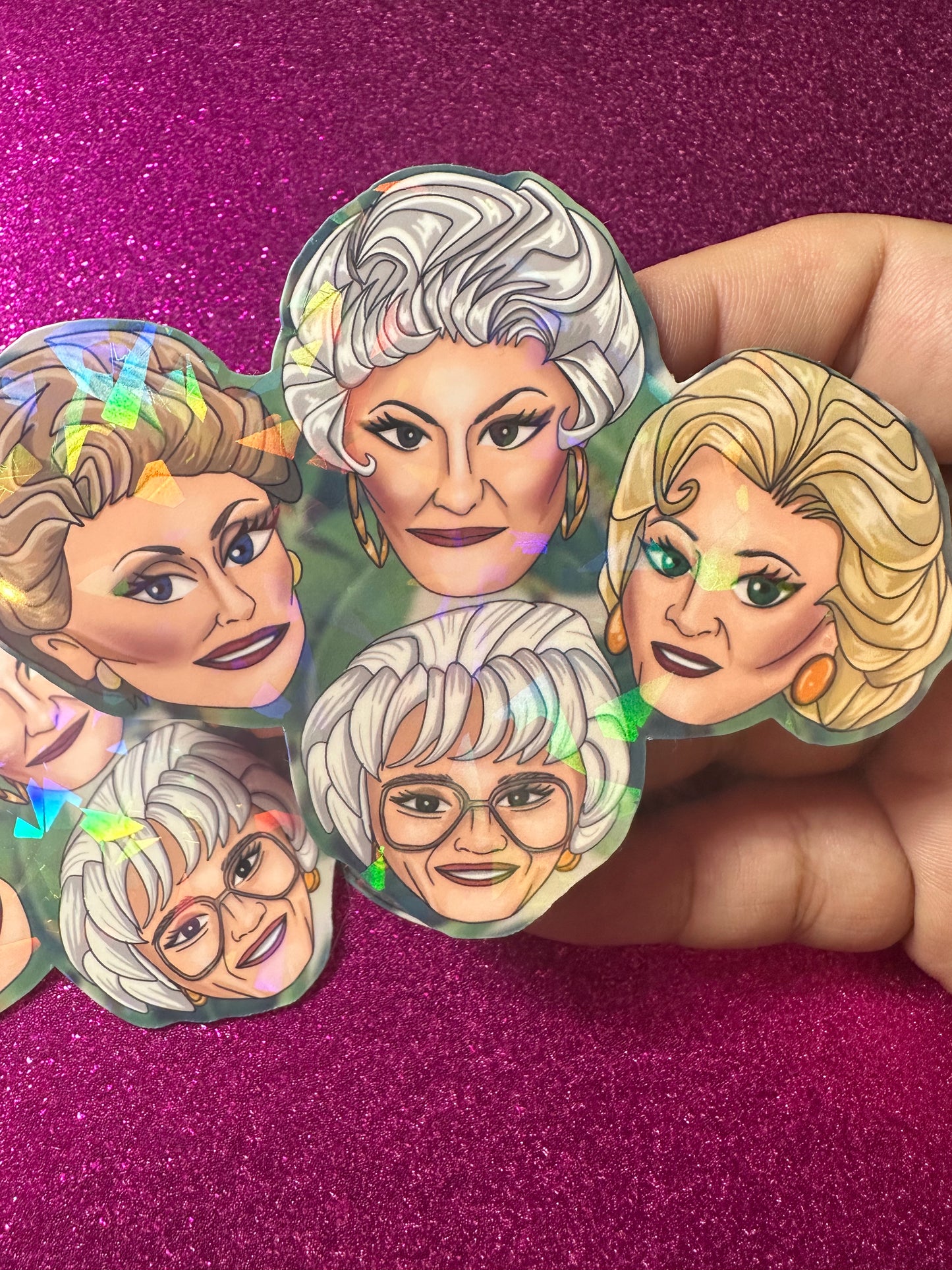 Holographic Golden Girls Sticker