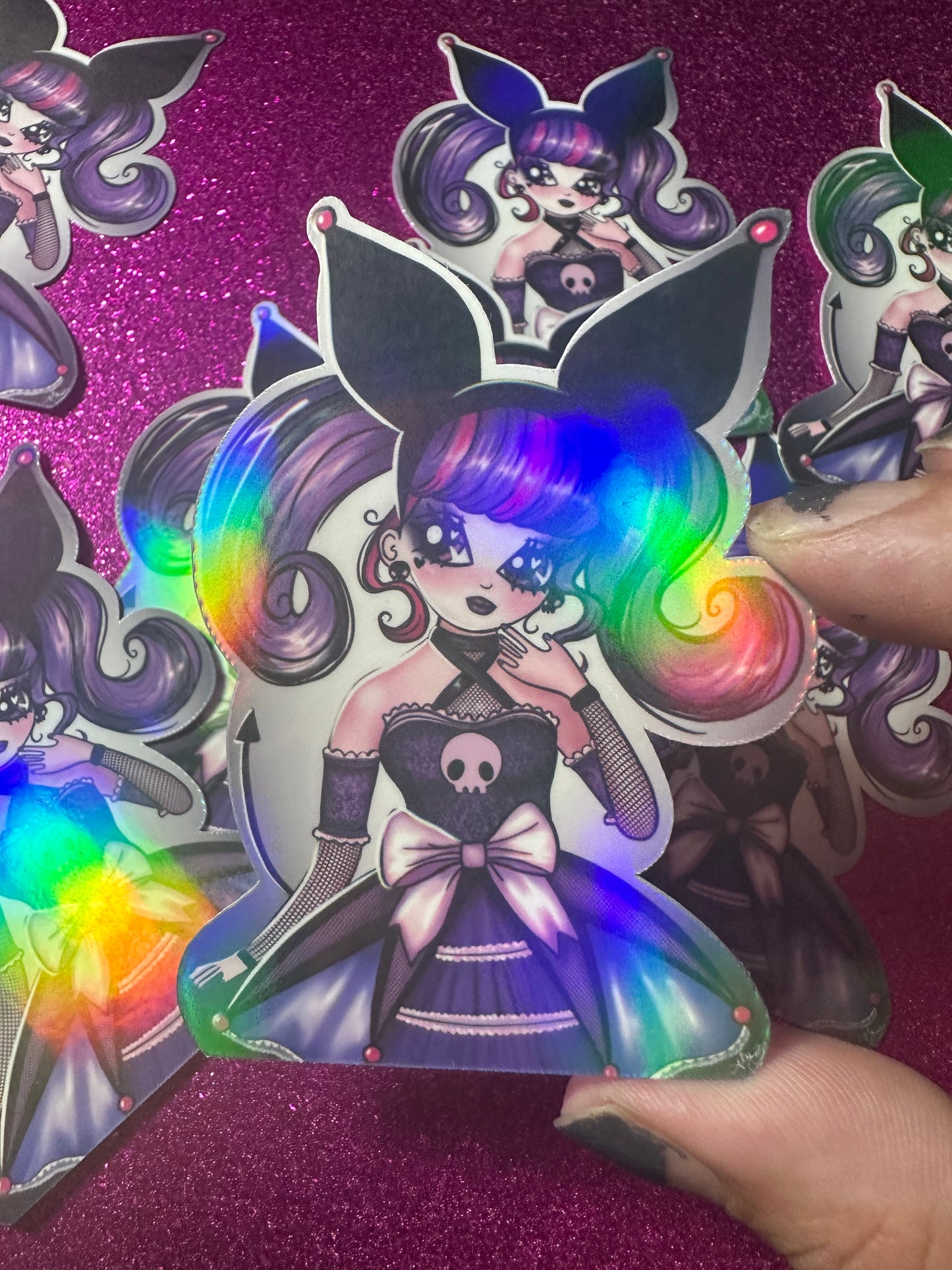 Holographic Lolita STICKER PACK or sold separately