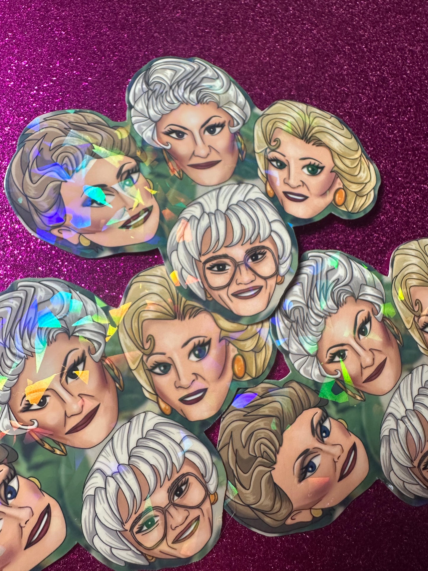 Holographic Golden Girls Sticker