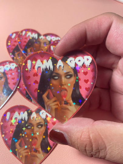 Jennifer's Body I am a God STICKER