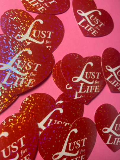 holographic Lana Del Rey Lust for life STICKER PACK 3 stickers total!