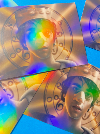 holographic hail Paimon STICKER