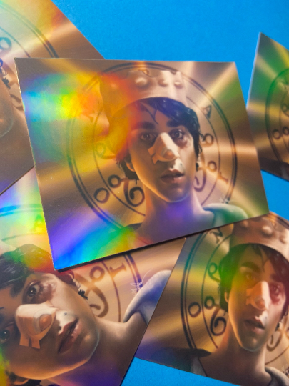 holographic hail Paimon STICKER