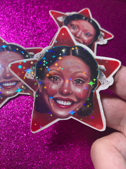 Pearl star Mia goth STICKER holographic