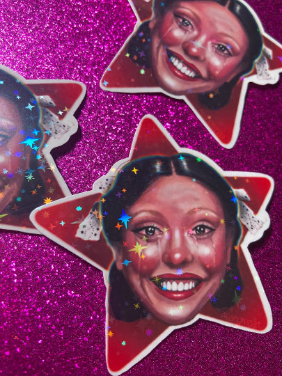 Pearl star Mia goth STICKER holographic