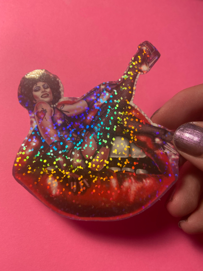 Holographic FrankNFurter Rocky horror STICKER PACK 3 total!