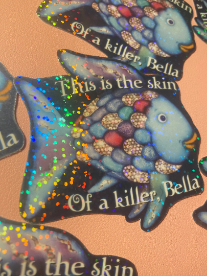 holographic Skin of a killer STICKER