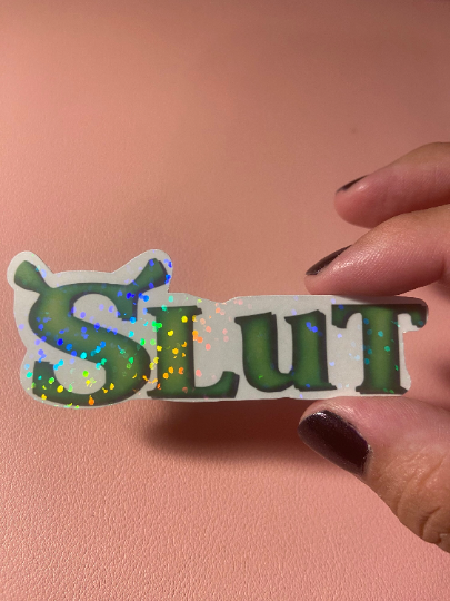 holographic Slut STICKER